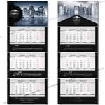 Дизайн квартальных календарей